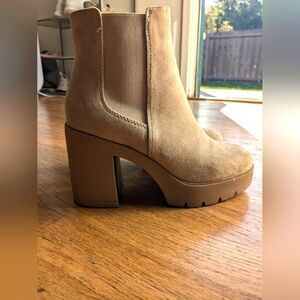 Pink Lily Heels Boots